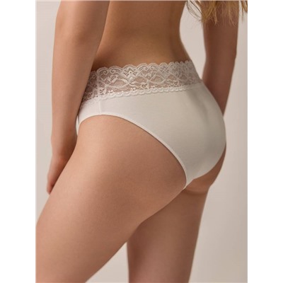 Трусы CONTE LACE WAIST LB 2479 Трусы «бикини» из хлопка с кружевом женские