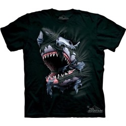 3Д футболка с акулой