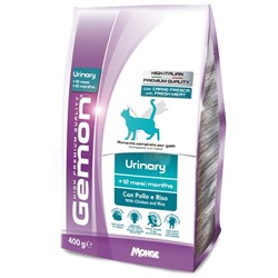 Gemon Cat Urinary корм для профилактики мочекаменной болезни для взрослых кошек с курицей и рисом 20кг
