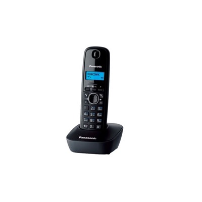 Радиотелефон DECT Panasonic KX-TG1611RUH, Caller ID, AOH, телефонная книга, черный