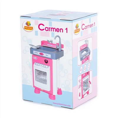 321357 Полесье Набор "Carmen" №1 с посудомоечной машиной (в коробке)