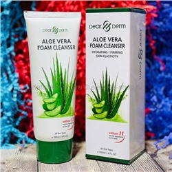 Пенка для умывания Dear Derm Aloe Vera Foam Cleanser 100ml (125)