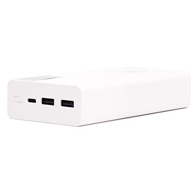 Внешний аккумулятор SKYDOLPHIN SP06 (повр. уп) 20000mAh Type-C/USB*2 (white)