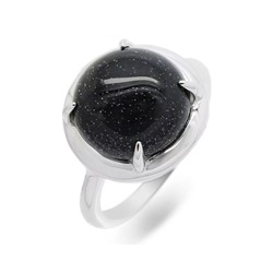 Кольцо из серебра авантюрин, МЦВА168