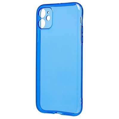 Чехол-накладка - SC344 для "Apple iPhone 11" (transparent/blue) (232065)