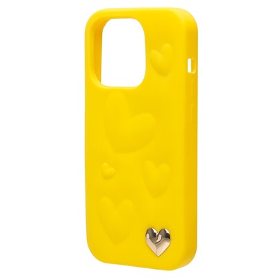 Чехол-накладка - SC319 для "Apple iPhone 14 Pro" (yellow) (215451)