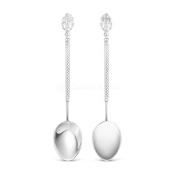 Ложка из серебра(серебрение) - 11,7 см 5-016