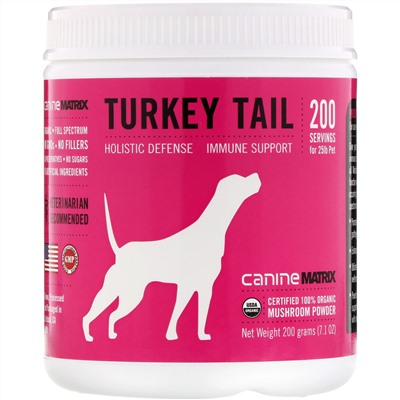 Canine Matrix, Turkey Tail, Mushroom Powder, 7.1 oz (200 g)