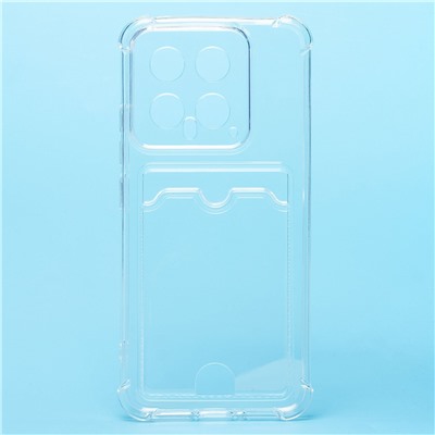 Чехол-накладка - SC276 с картхолдером для "Xiaomi 14" (transparent) (224954)