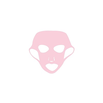 Kristaller Многоразовая силиконовая маска для лица KG-020 розовая