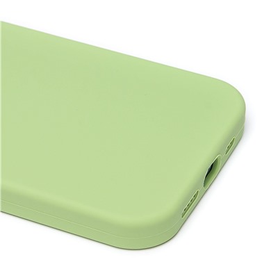 Чехол-накладка ORG Soft Touch с закрытой камерой для "Apple iPhone 15" (green) (230159)