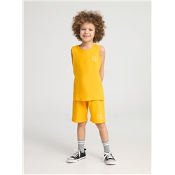 Спортивные шорты с принтом жёлтый