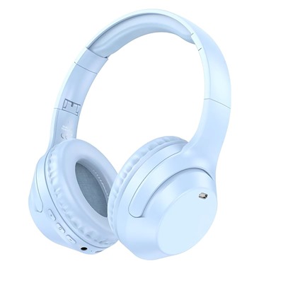 Bluetooth-наушники полноразмерные Borofone BO26 Delightful (повр. уп.) (blue)