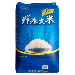 Рис шлифованный среднезерный Chuan Xiang, Китай, 25 кг Акция