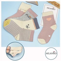 Детские хлопковые носки  (Узор 11) MilanKo D-222