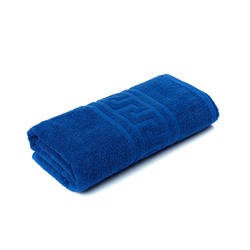 Полотенце махровое гладкокрашенное - Ярко-синий