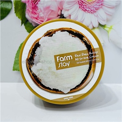 Крем FarmStay Real Shea Butter All-In-One Cream 300ml (125)