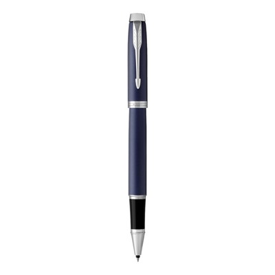Ручка роллер Parker IM Core Matte Blue CT F, корпус синий матовый/ хром, чёрные чернила