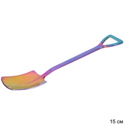 Ложка десертная совковая лопата цветная / LS-50 /уп 500/0,028