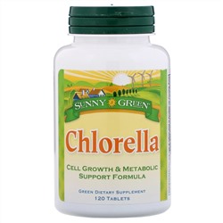 Sunny Green, Chlorella, 120 Tablets