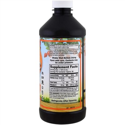 Dynamic Health  Laboratories, жидкий витамин C для детей с натуральным вкусом цитрусовых, 333 мг, 473 мл (16 жидк. унций)