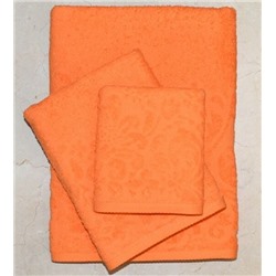 Набор махровых полотенец "Гармония"-оранжевый 3 шт (40*70 см, 50*90 см,70*130 см) в индив. упак. хлопок 100%