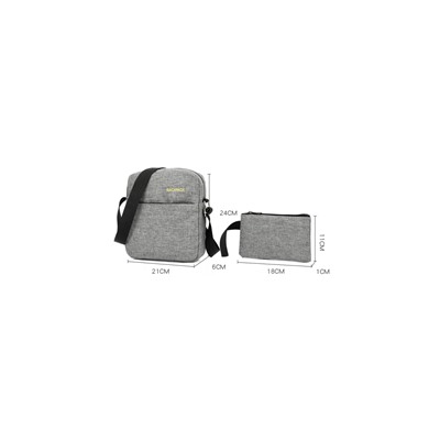 L9018-1 черн Комплект сумок мужской (43x31x14)