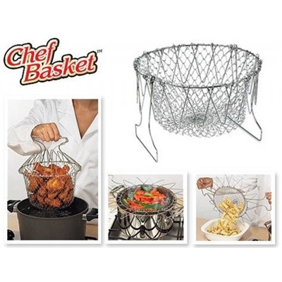 Складная решётка для готовки Шеф Баскет (Chef Basket)
