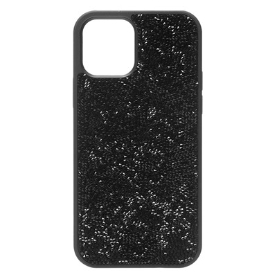 Чехол-накладка - PC071 POSH SHINE для "Apple iPhone 12/iPhone 12 Pro" россыпь кристаллов (black)