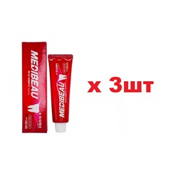 MEDIBEAU Зубная паста Total Clinic Red Лечебная 120гр 3шт