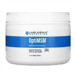 Lake Avenue Nutrition, OptiMSM, хлопья, 200 г (7 унций)