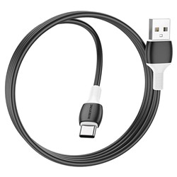 Кабель USB - Type-C Borofone BX84 (повр. уп.)  100см 3A  (black)