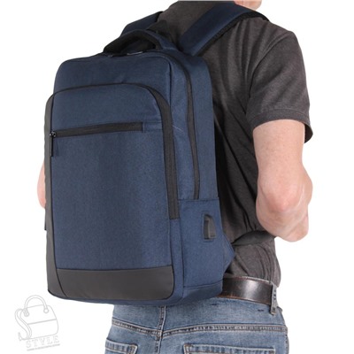 Рюкзак текстильный 2202SB blue S-Style