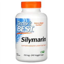Doctor's Best, Silymarin, 150 mg, 240 Veggie Caps
