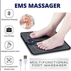 Тренажёр-миостимулятор EMS Foot Massager для стоп, массажер для ног