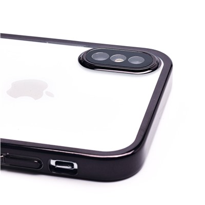 Чехол-накладка - PC073 с закрытой камерой для "Apple iPhone X/iPhone XS" (black) (213862)