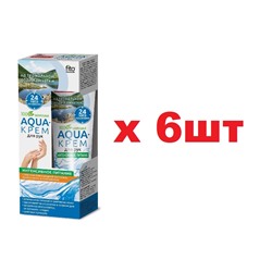 Народные рецепты Aqua-Крем для рук 45мл на термальной воде Камчатки Интенсивное питание 6шт
