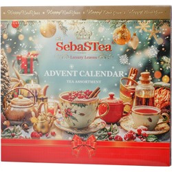 SebaSTea. Новый год. Advent Calendar. Чаепитие карт.упаковка, 24 пак.