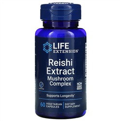 Life Extension, Комплекс с экстрактом грибов рейши, 60 вегетарианских капсул