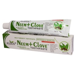 Kudos Toothpaste Neem+Clove 100g / Зубная Паста Ним+Гвоздика 100г