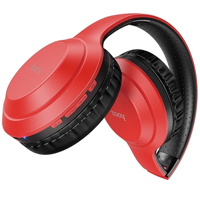 Bluetooth-наушники полноразмерные Hoco W30 (red/black)