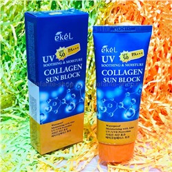 Солнцезащитный крем Ekel Collagen Sun Block SPF50/PA+++, 70 мл (78)