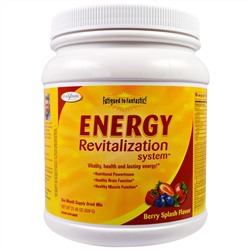 Enzymatic Therapy, Fatigued to Fantastic!, Energy Revitalization System, Berry Splash Flavor, 1,3 фунта (609 г)