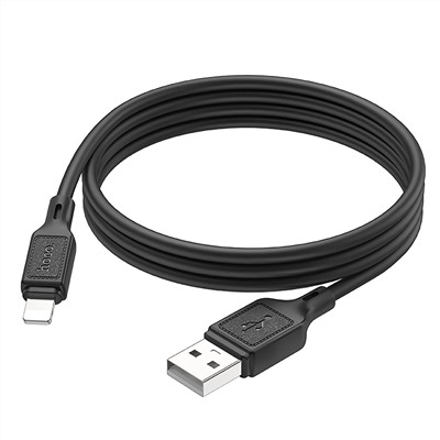 Кабель USB - Apple lightning Hoco X90 Cool  100см 2,4A  (black)