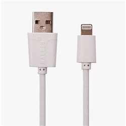 Кабель USB - Apple lightning Dalesh DLS-CA001 (повр. уп)  100см 1,5A  (white)