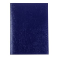 Тетрадь А4, 96 листов в клетку "Синяя", бумвинил, блок офсет