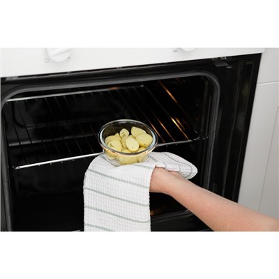 Контейнер для еды из жаропрочного стекла круглый Cook and Freeze, 370 мл, 13,5×6 см, цвет МИКС