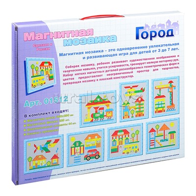 Мозаика магнитная. Город