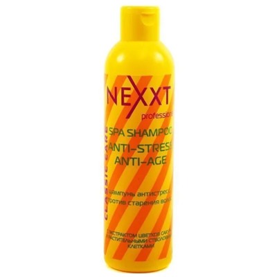 Шампунь NEXXT Professional антистресс, против старения волос (Nexxt Anti Stress Anti-Age Spa Shampoo),250 мл