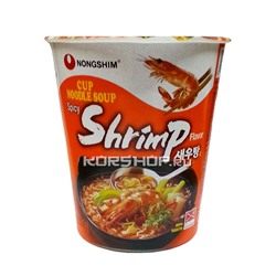 Лапша сублимированная с креветками Сеутанг (стакан) NongShim, Корея 67 г